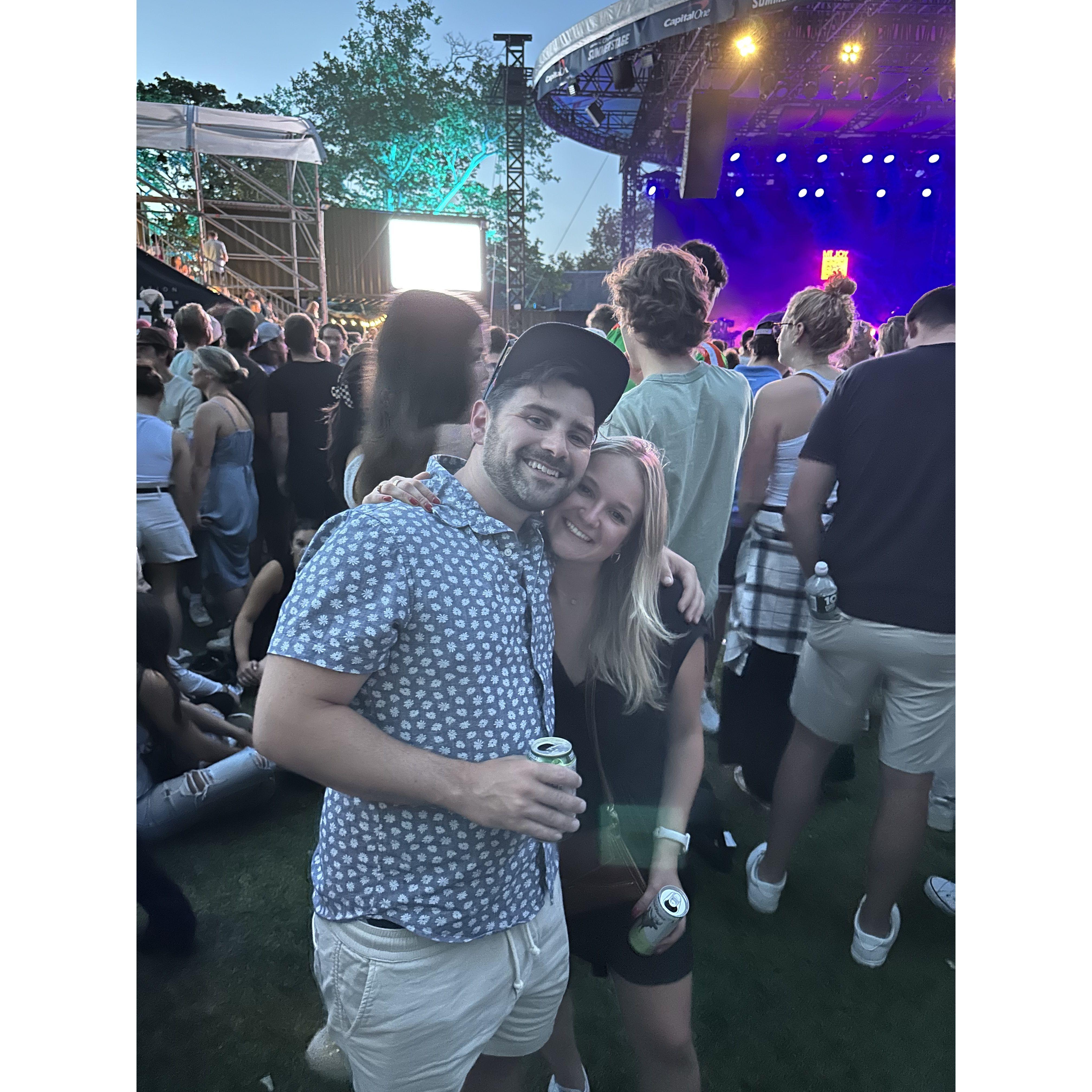 Mt. Joy concert in Central Park. August 2023, NYC.