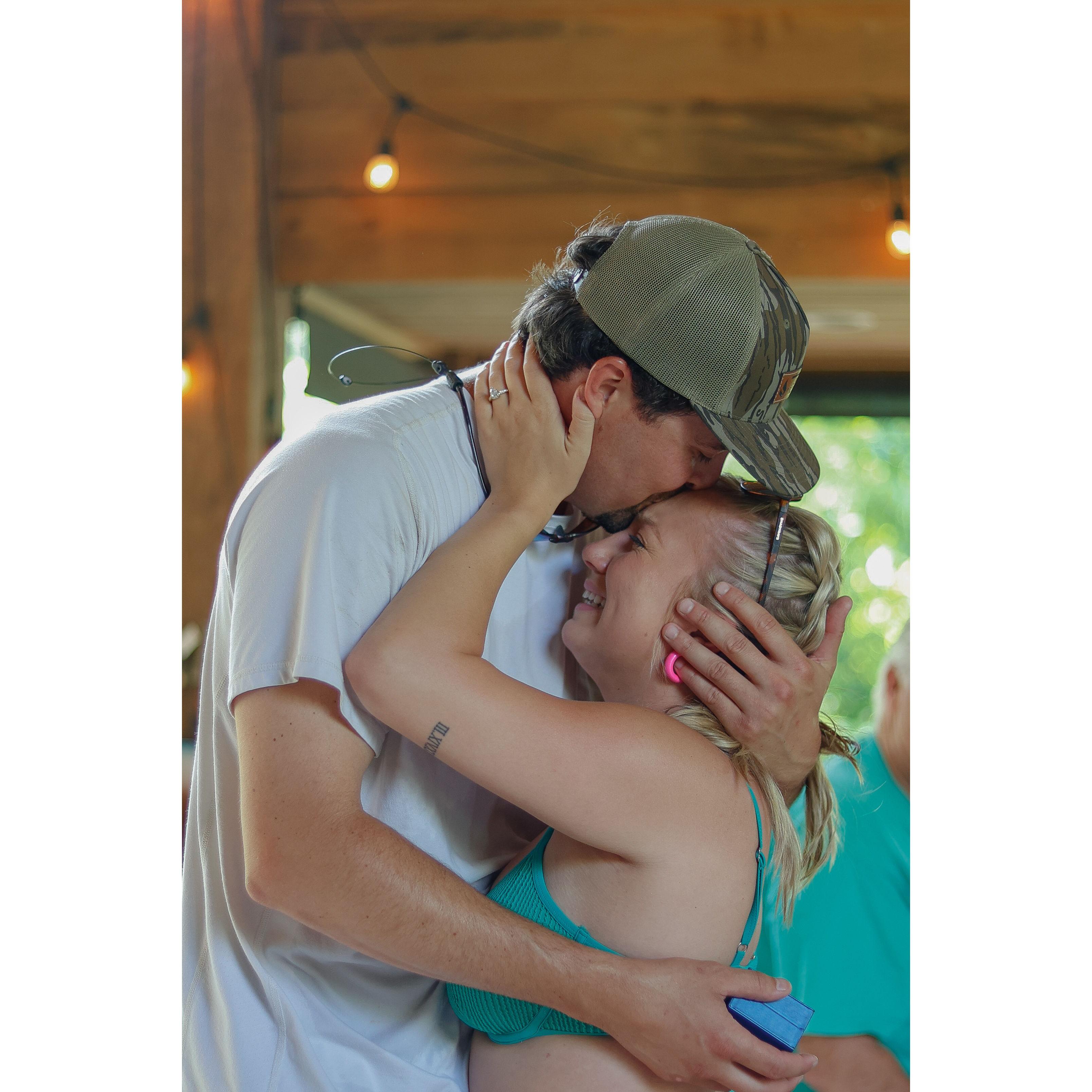 She said YES!