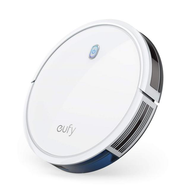 eufy BoostIQ RoboVac 11S (Slim), Robot Vacuum Cleaner, Super-Thin, 1300Pa Strong Suction, Quiet, Self-Charging Robotic Vacuum Cleaner, Cleans Hard Floors to Medium-Pile Carpets