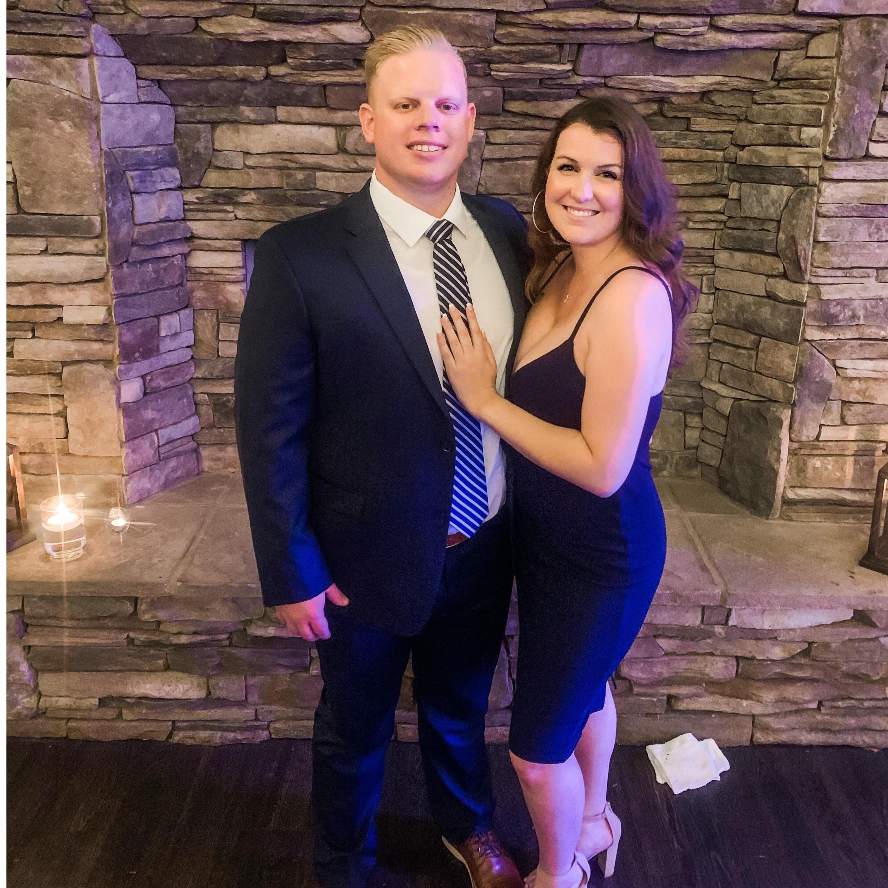 December 2020: Dressed in our wedding best