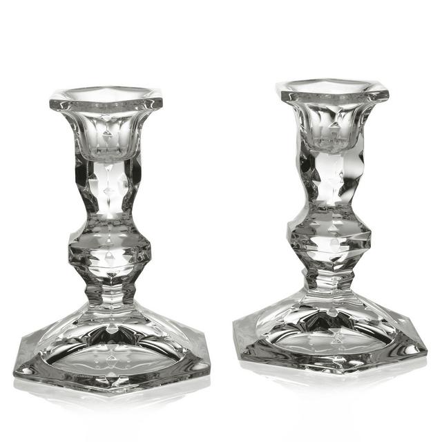 William Yeoward Crystal Polly Candlesticks, Set of 2