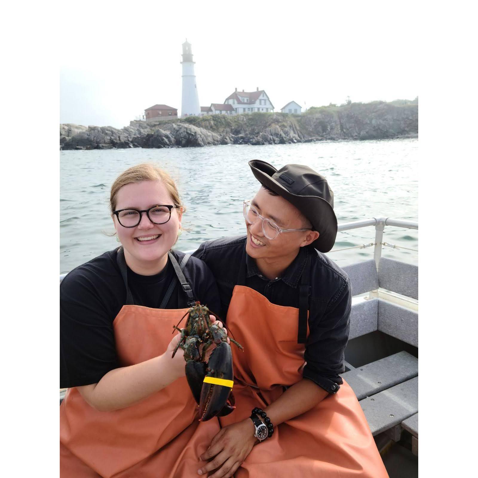 Lobster fishing in Maine 2023