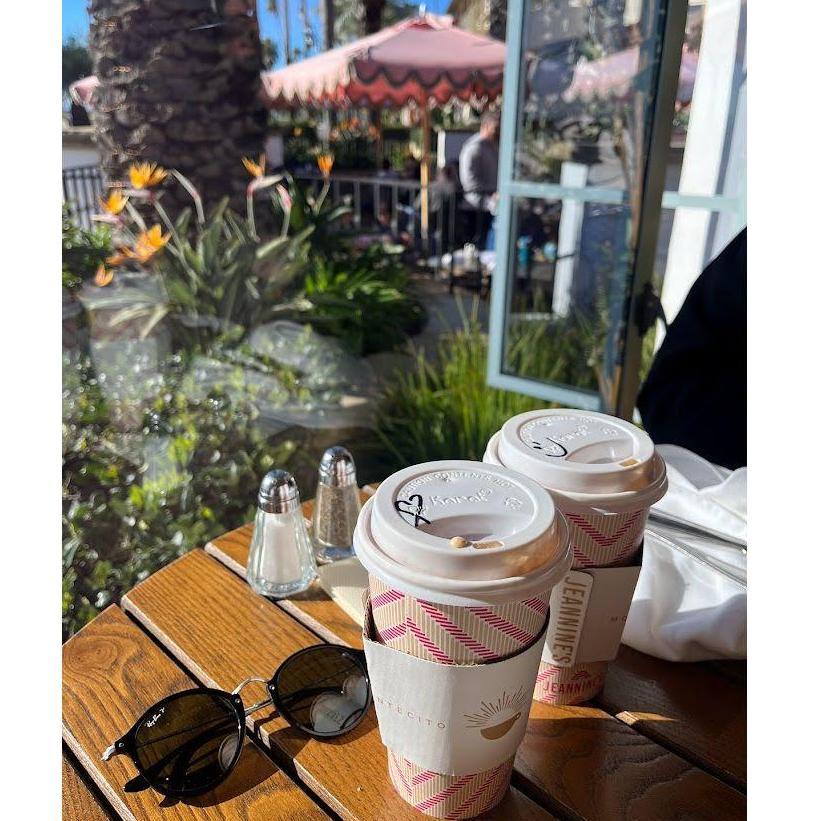 Finding new coffee shops wherever we go - This one was in Santa Barbara