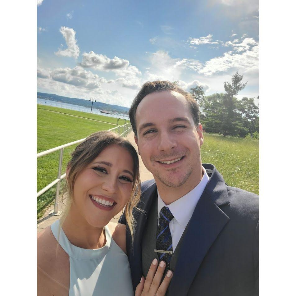 Traverse City for Haley & Carson's wedding!