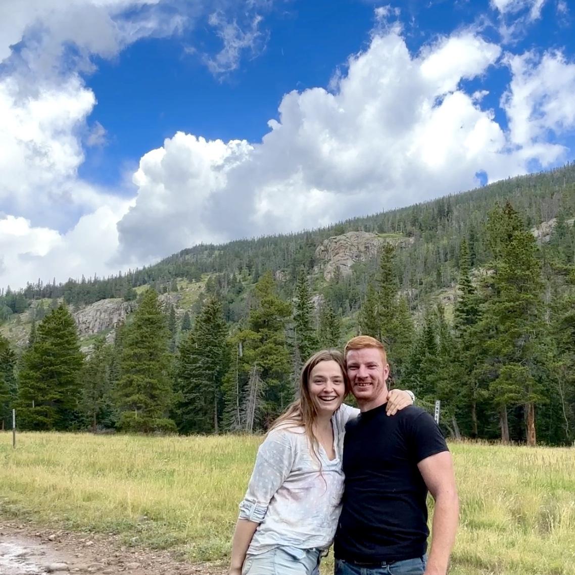 Off-roading with Charlie in Colorado Rockies (a huge rainstorm blew in minutes later!)