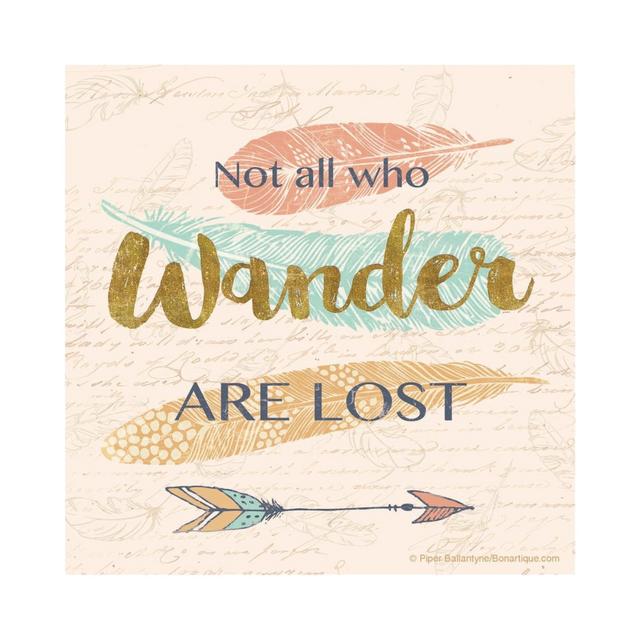 Thirstystone Not All Who Wander Are Lost Coaster Set of 4