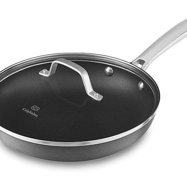 Calphalon 2103869 Classic 10-Inch Omelette Fry Pan with Cover, Black