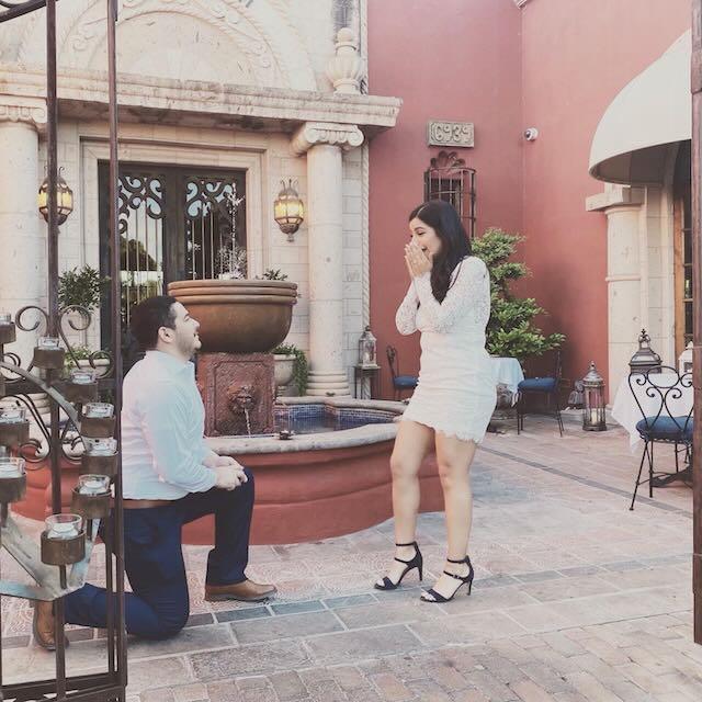 She said YES!