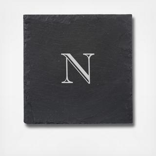 Monogram Light Grey Slate Cutting and Serving Board