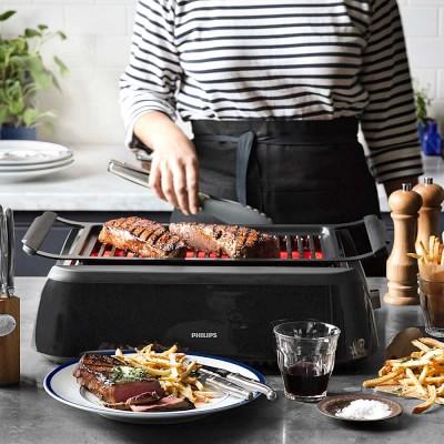 Philips Smoke-Less Infrared Grill with BBQ &amp; Steel-Wire Grids