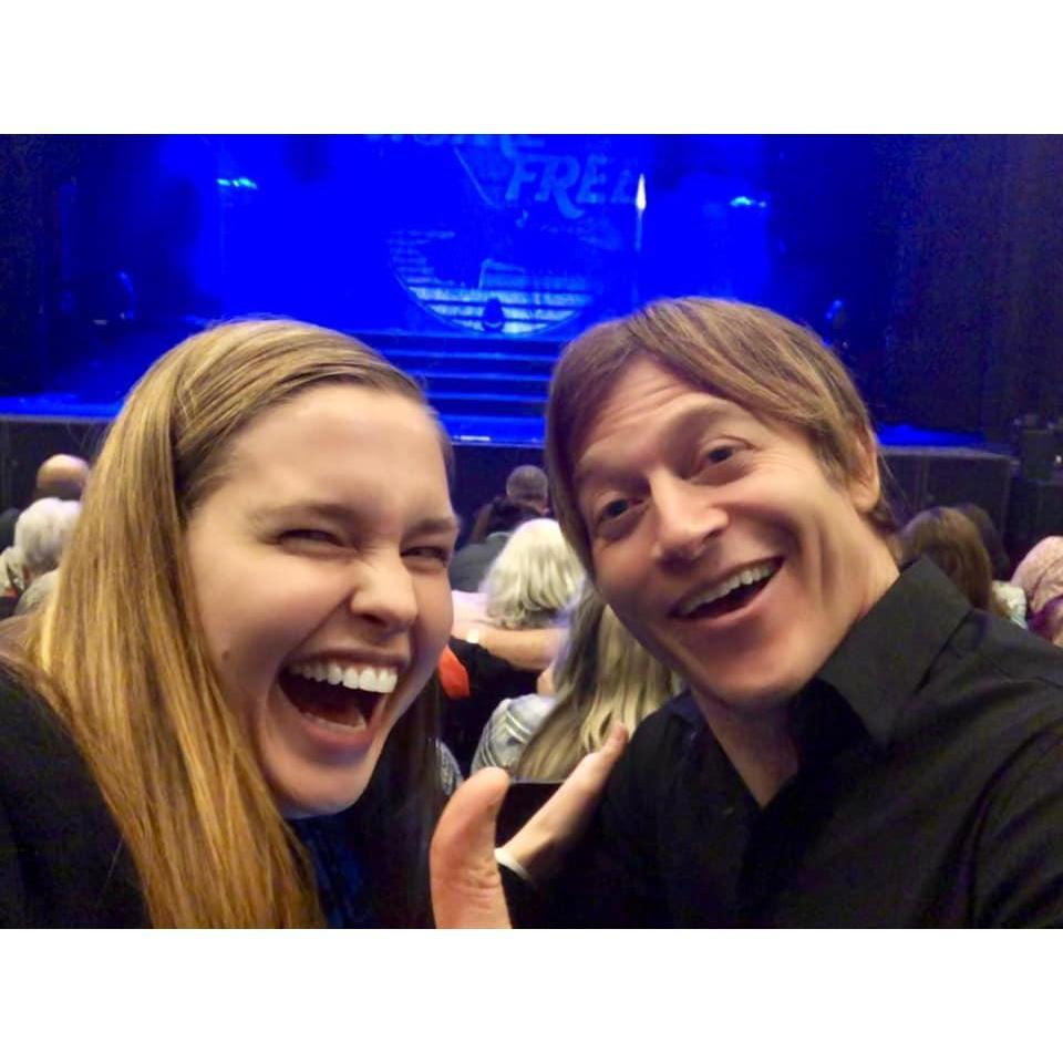 Feeling silly at the Home Free Concert in Seattle