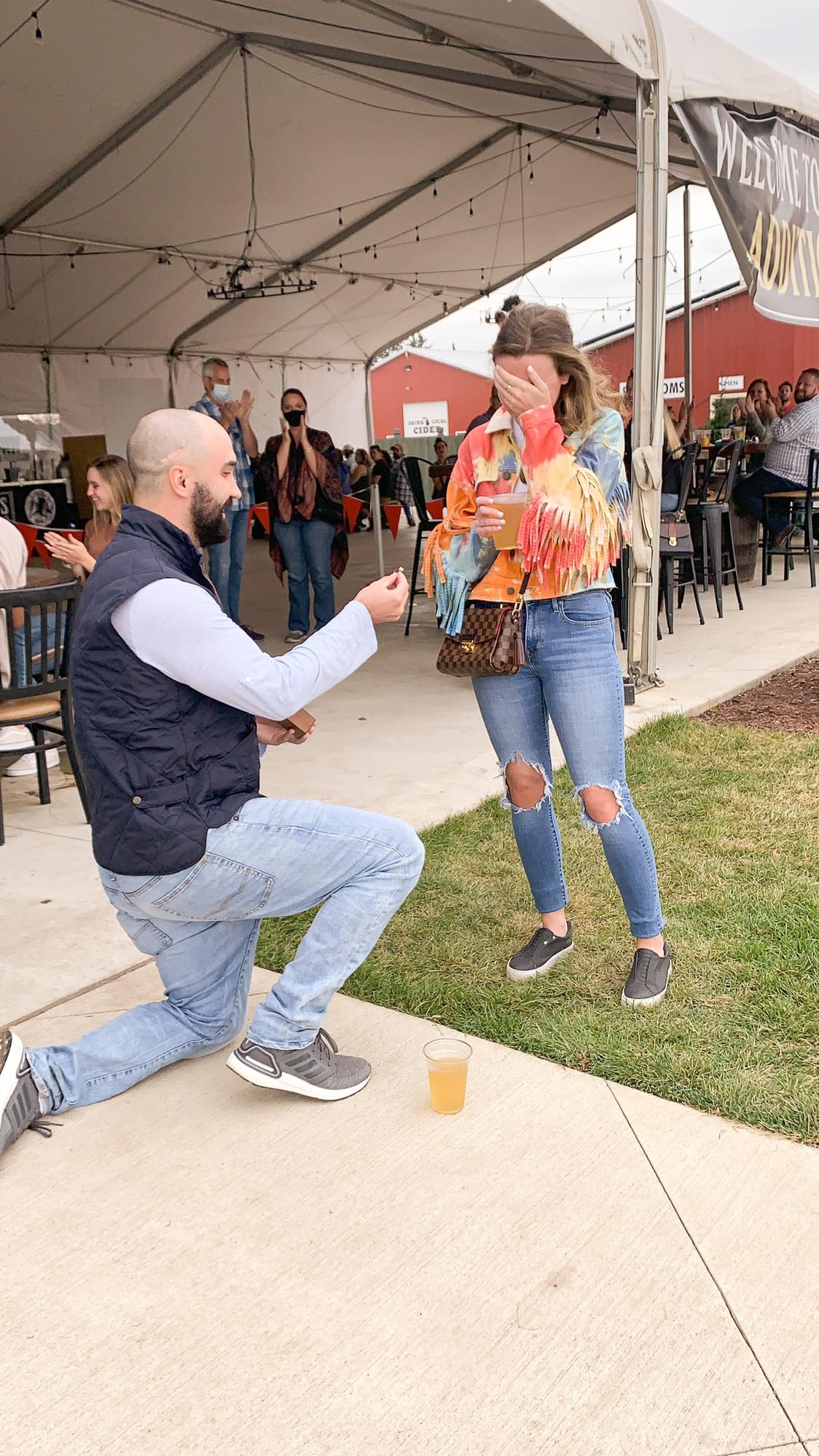 The Proposal at Blake’s Apple Orchard