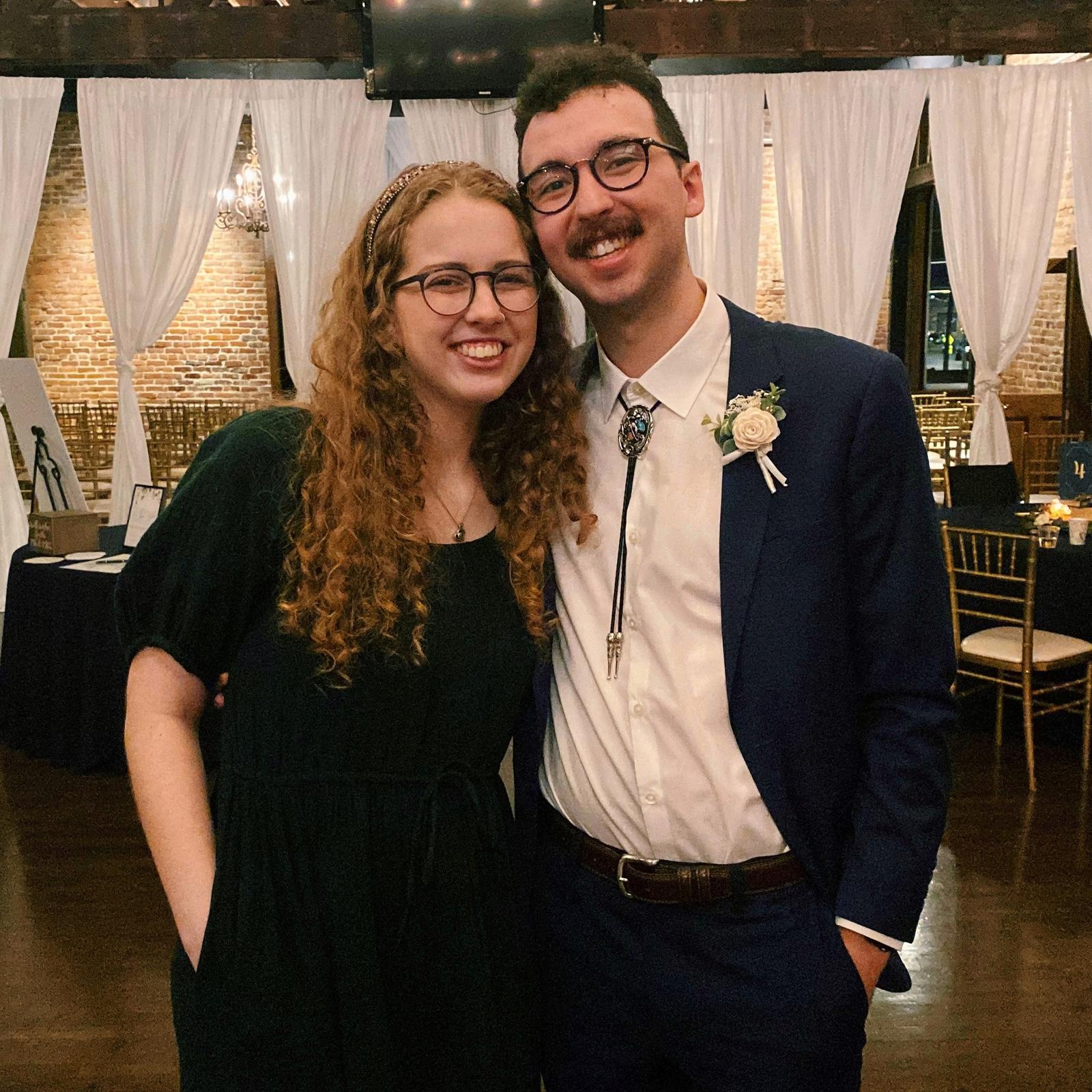 Celebrating the wedding of Aaron Crawford and Olivia Morrison :)