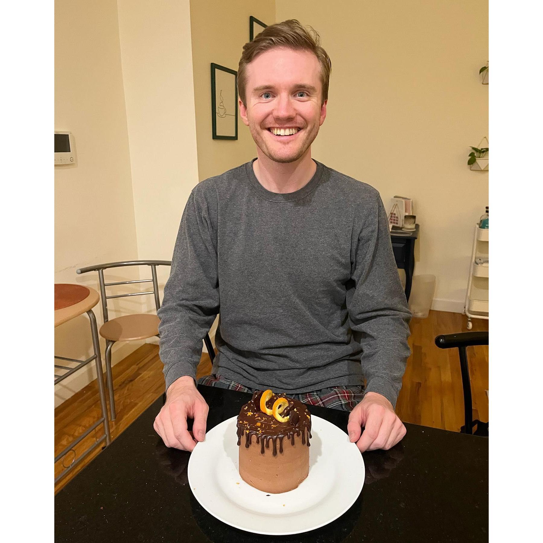 Joe is a lucky guy to be marrying someone who is so good at making his birthday cakes.