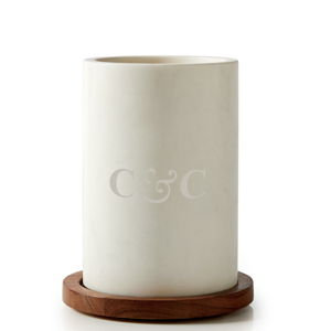 C&C Wood and Marble Wine Chiller