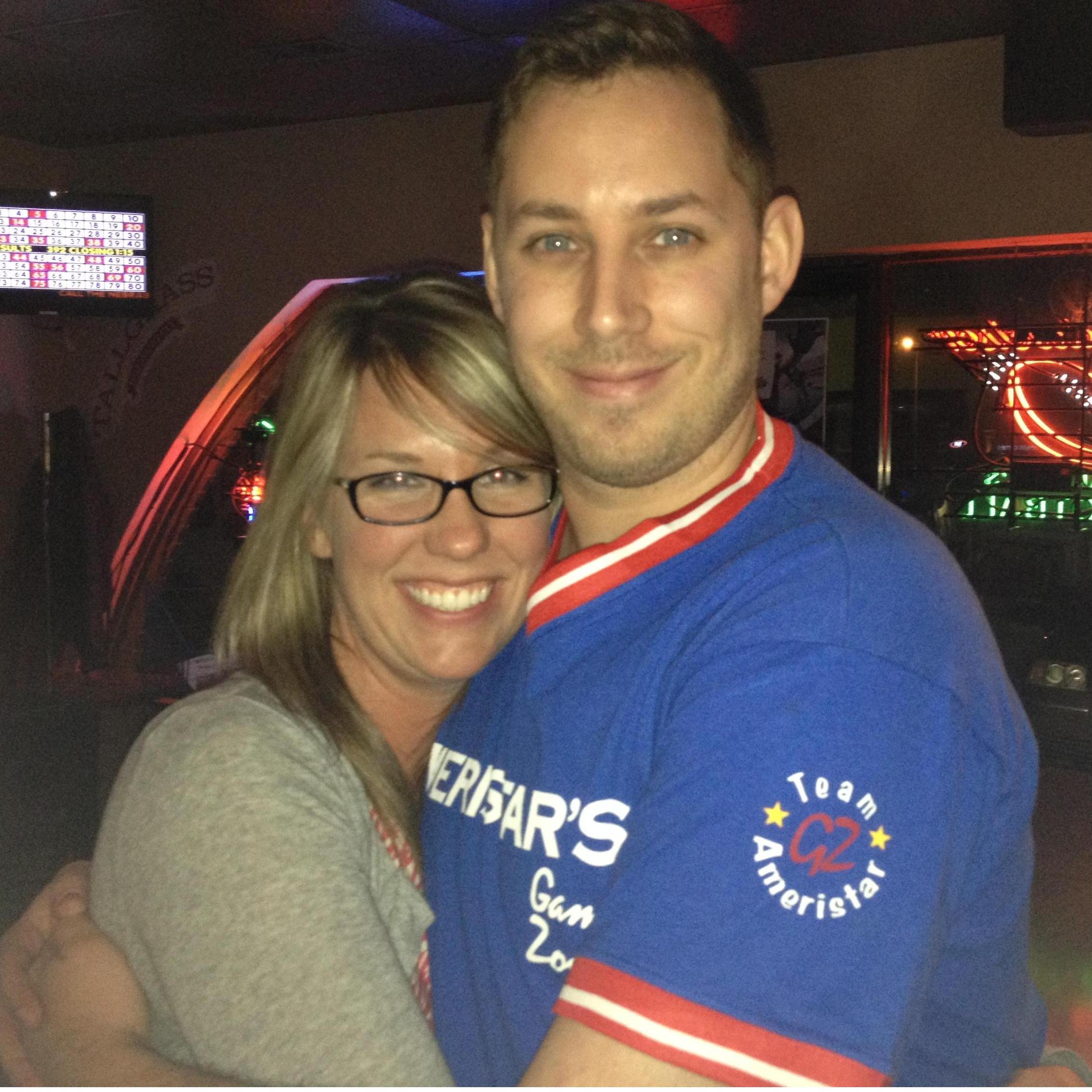 Tim's 30th birthday - 1/7/14 and our first official picture together!