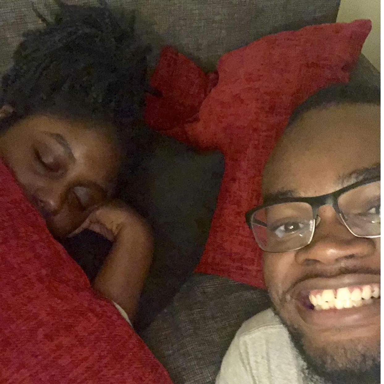 Sam caught slipping lol