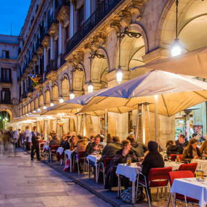 Dinner out in Spain