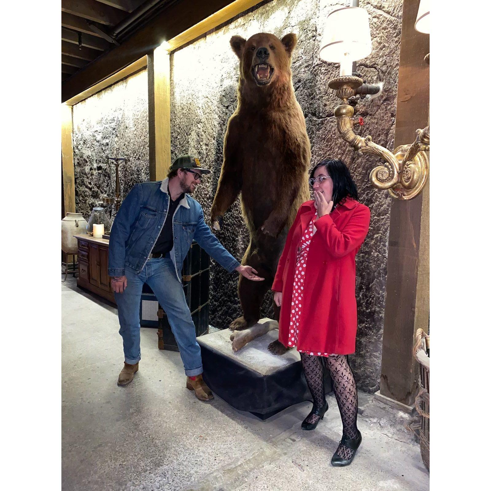 Exploring Buena Vista Winery after Mary's Shakespeare performance.