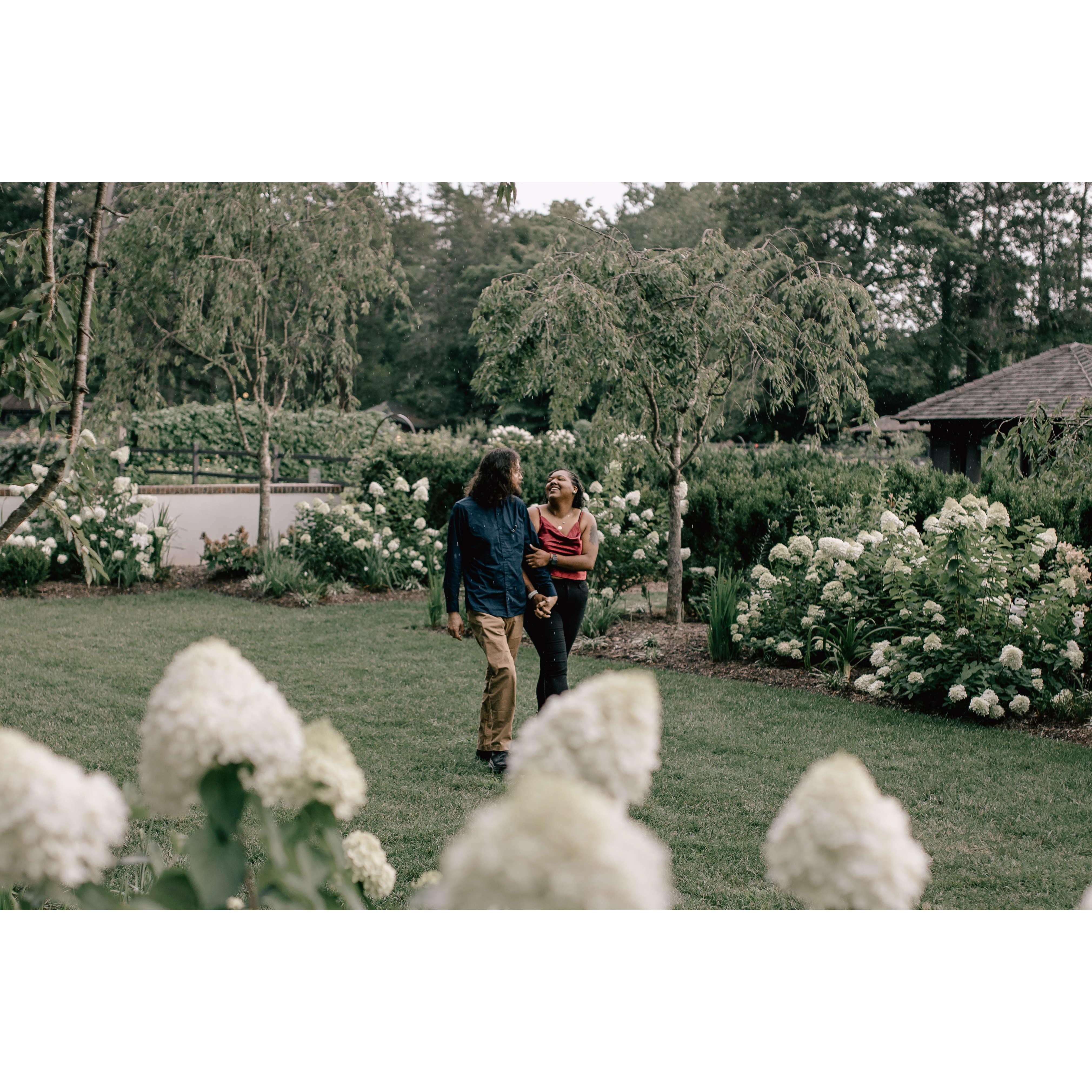 A very fancy stroll through Reynolda Gardens. Thanks Lee, for making us look cool!