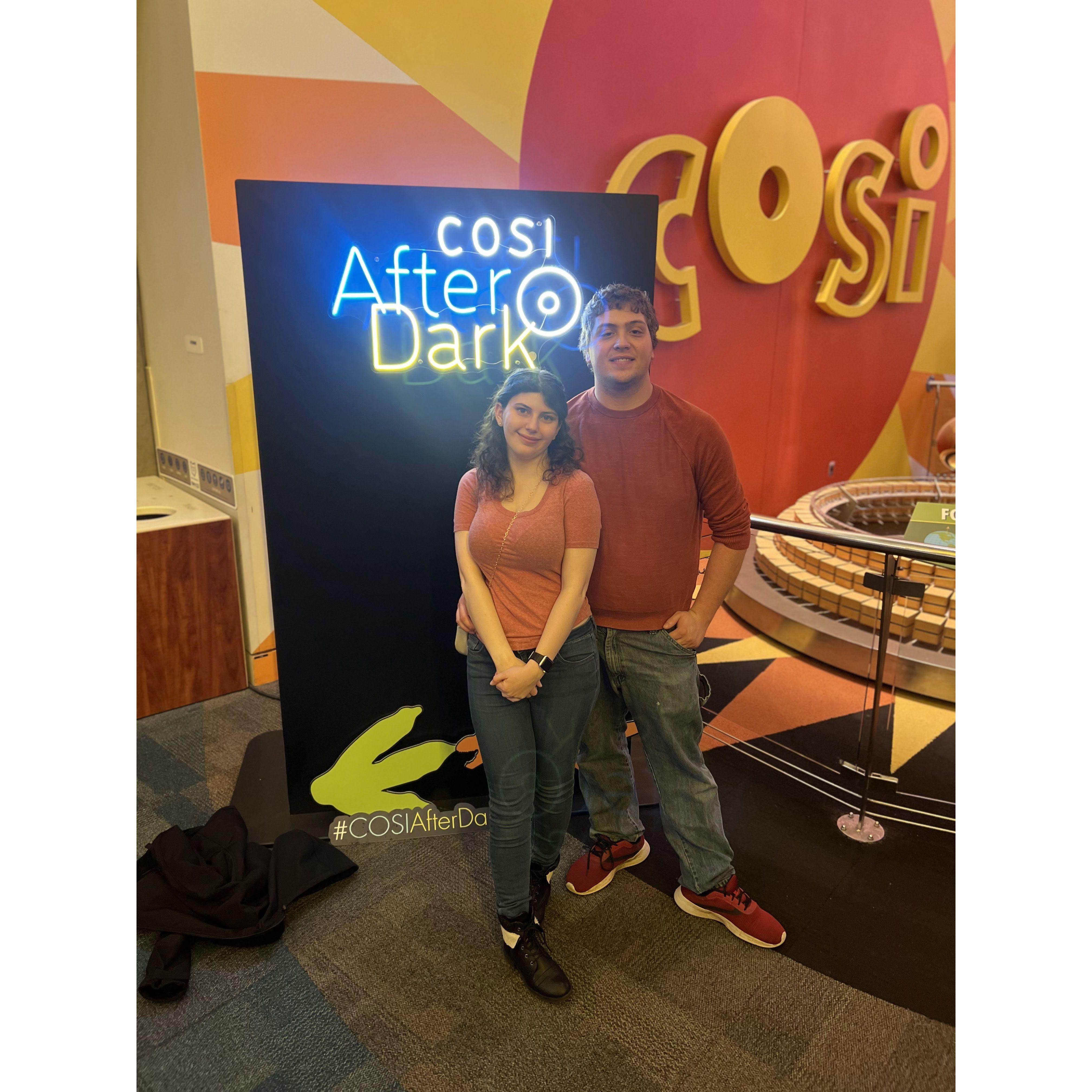 First time going to COSI after dark. It was so much fun!