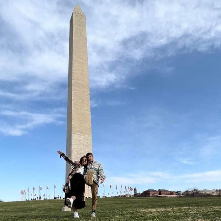 Ryan and Alannah road-tripped up North and D.C. was one of their favorite stops!