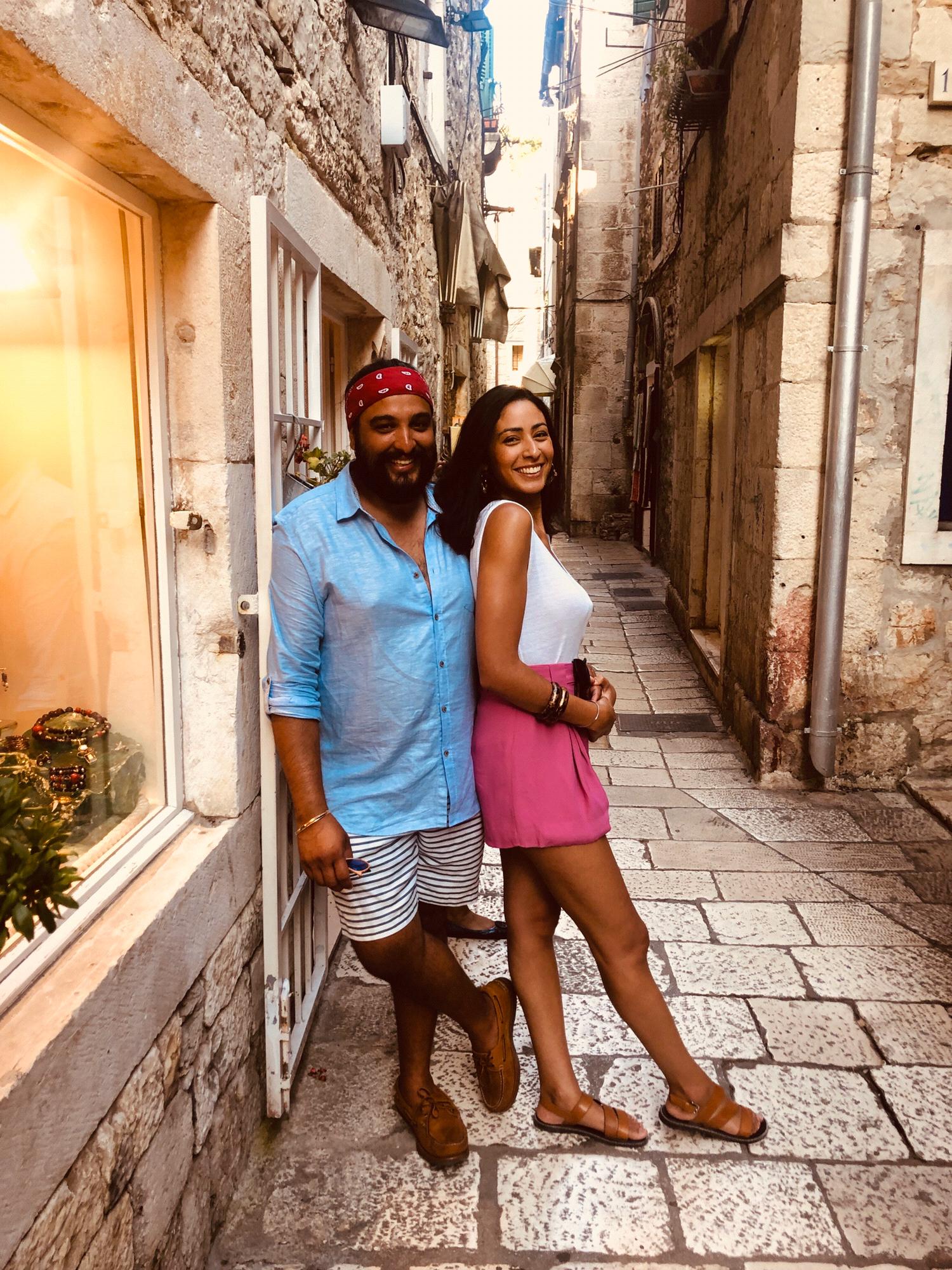 Exploring the streets of Split, Croatia