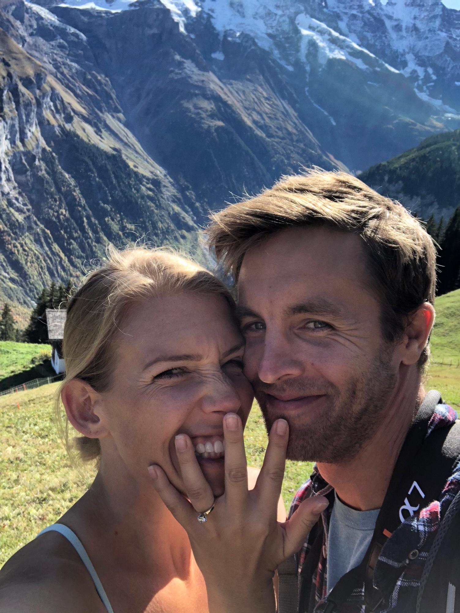Right after we got engaged!!! YAY!!!!!!