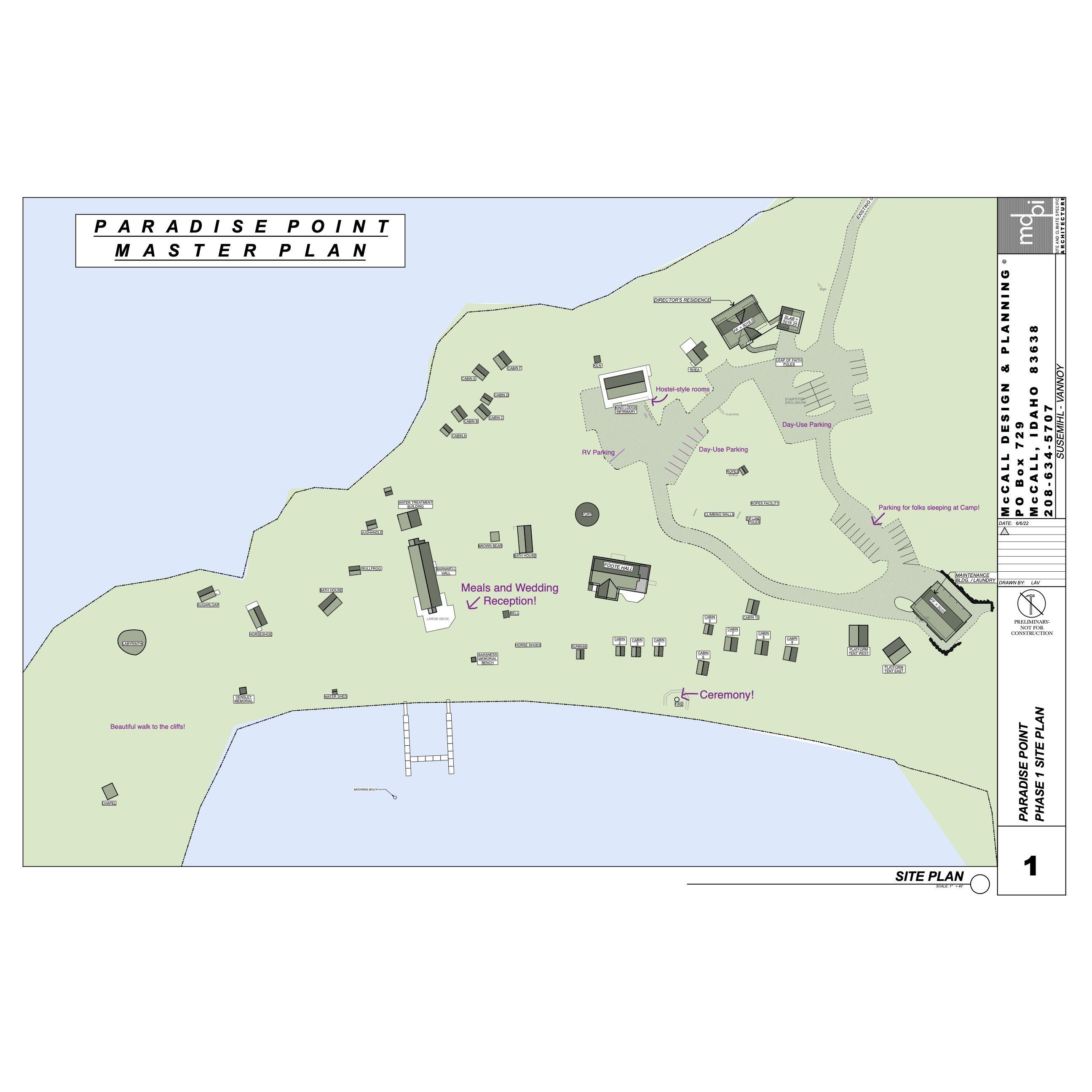 Annotated Paradise Point Map