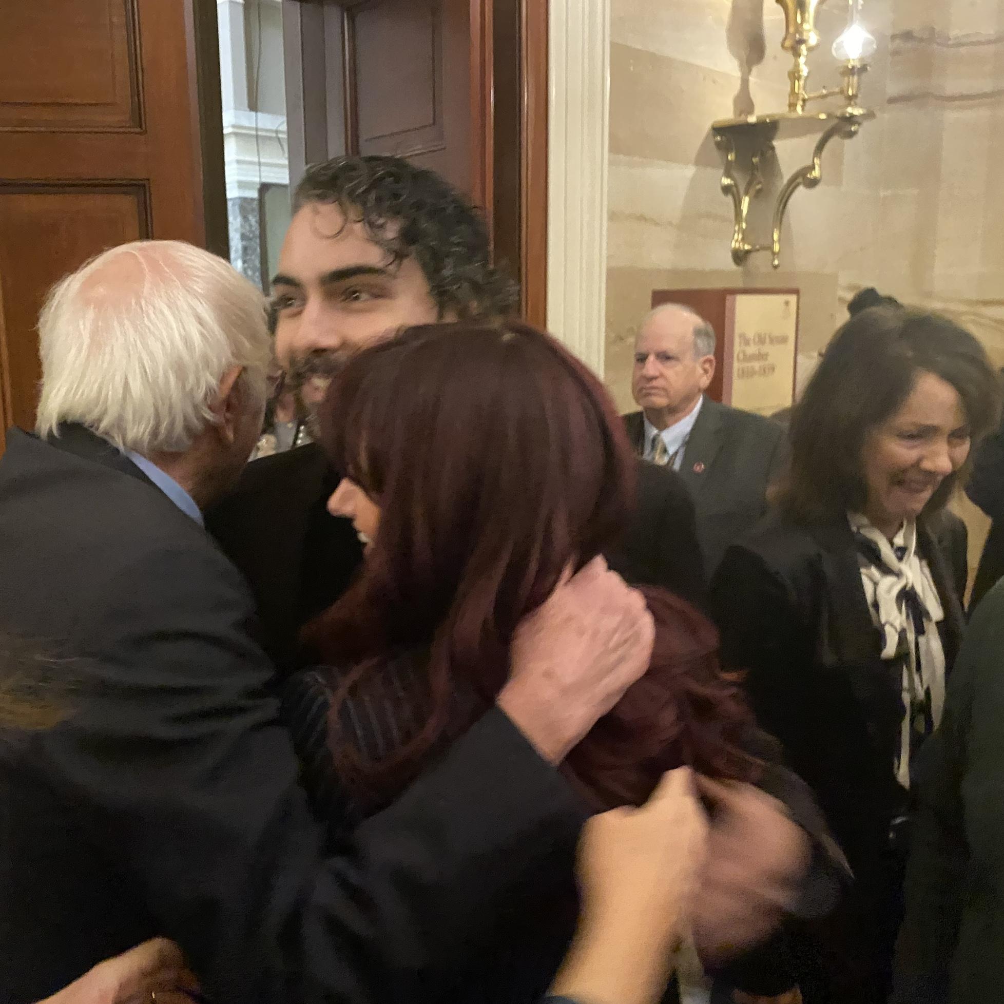 We’ve been officially anointed as a couple by Bernie.