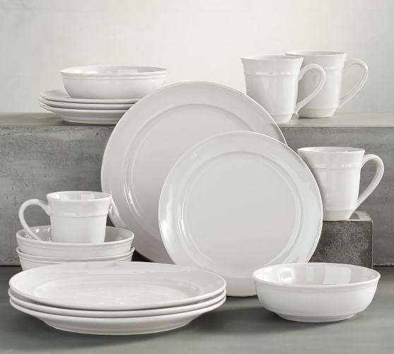 Cambria 16-Piece Dinnerware Set - Stone