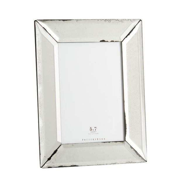 Antiqued Mirrored Picture Frame, 5" x 7"