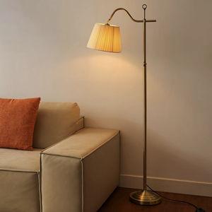 Maraia 62.2'' Golden Arched Floor Lamp - Beige