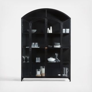 Ventana Wide Metal Display Storage Cabinet