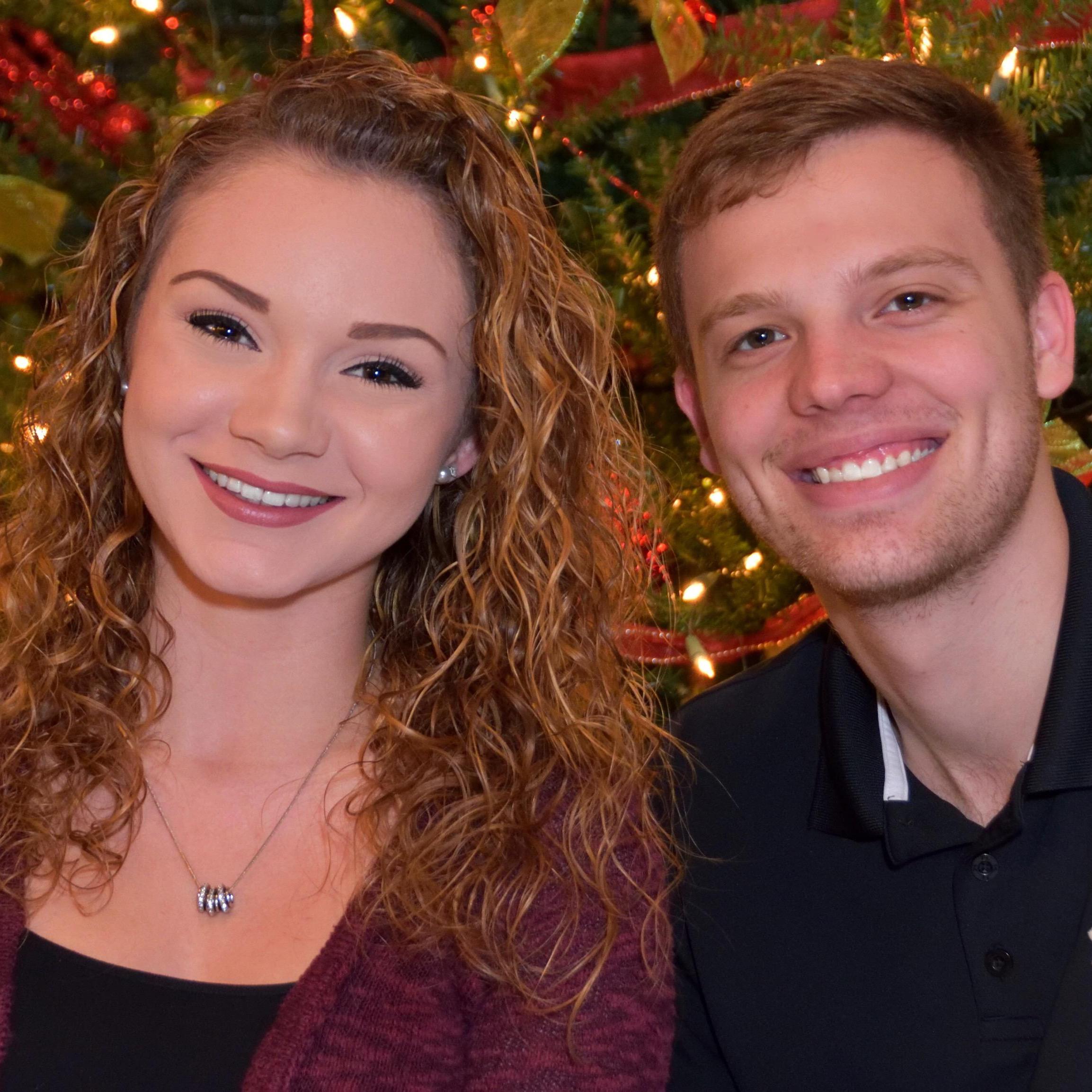 Our first Christmas together.
