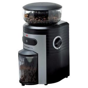 Espressione Conical Burr Coffee Grinder - Black with Silver
