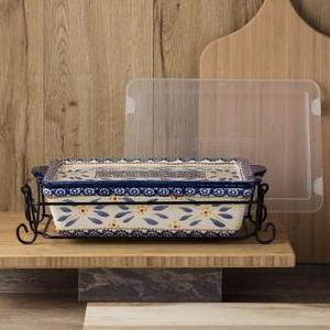 temp-tations® Old World 11x7 Baker with Lid-it