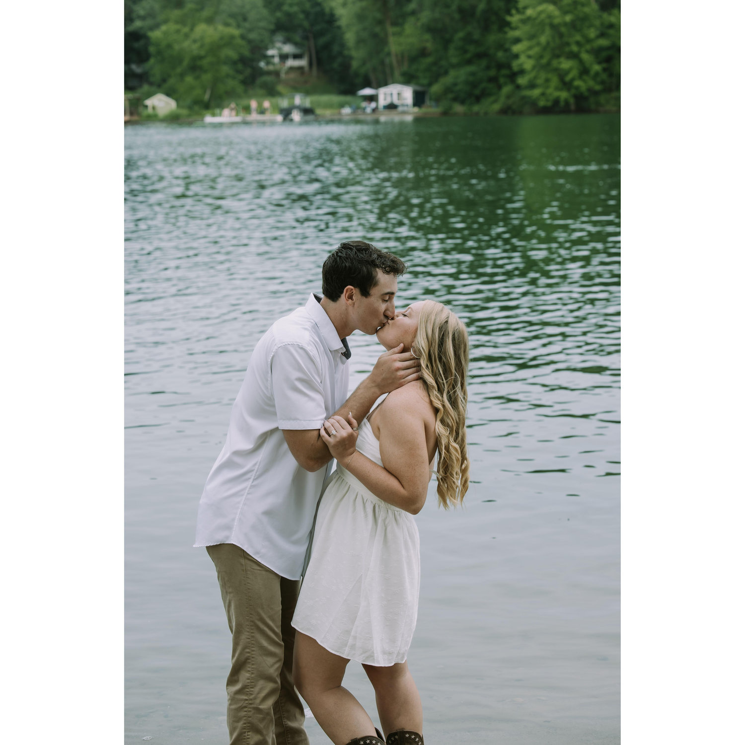 Our Engagement Photoshoot on the Lake