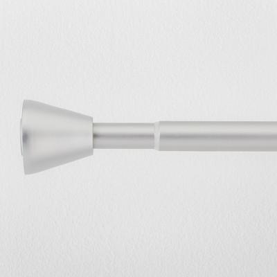 86" Tapered Finial Tension Aluminum Shower Curtain Rod - Made By Design&#8482;