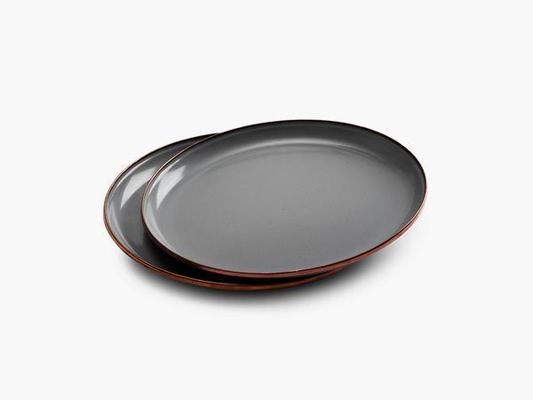 Enamel Camping Plate Set