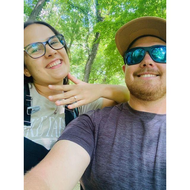 We got Engaged! It was perfect.