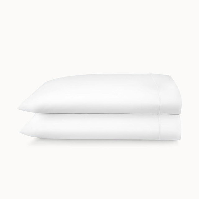 Peacock Alley Soprano Sateen Pillow Cases - White, King