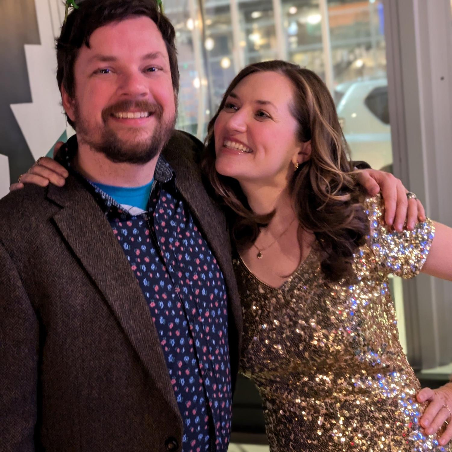 We had such a wonderful time celebrating our engagement with friends!  Thanks to Anna for our favorite pic of the night ✨