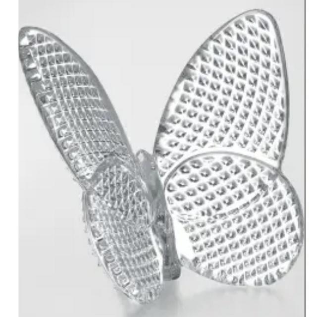 Baccarat 2.5" Lucky Crystal Clear Diamante Butterfly
