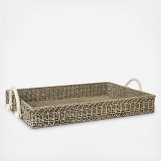 Waveney Wicker Rectangular Tray