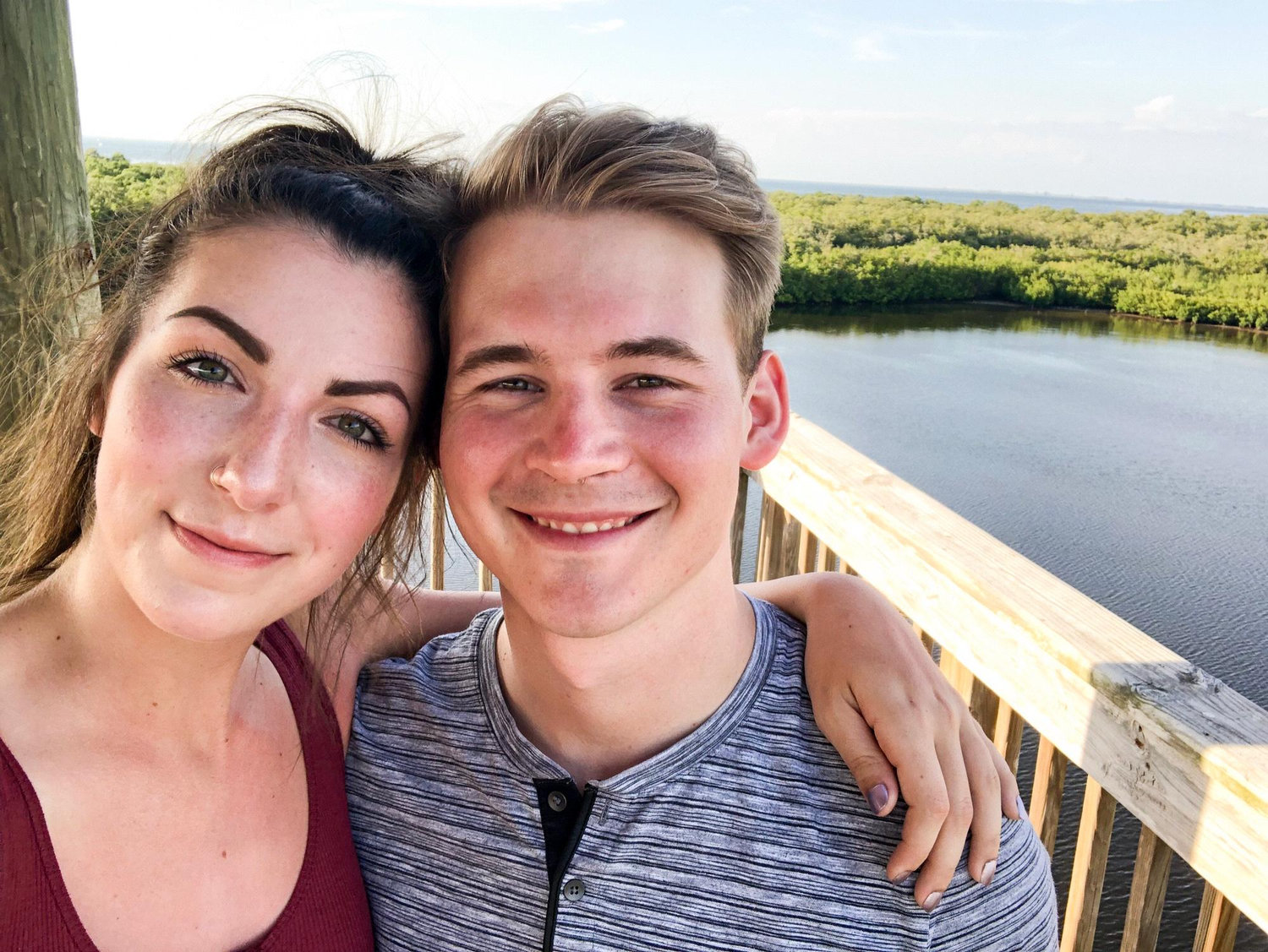 June 2019, Anna Maria Island a few short days before our engagement.