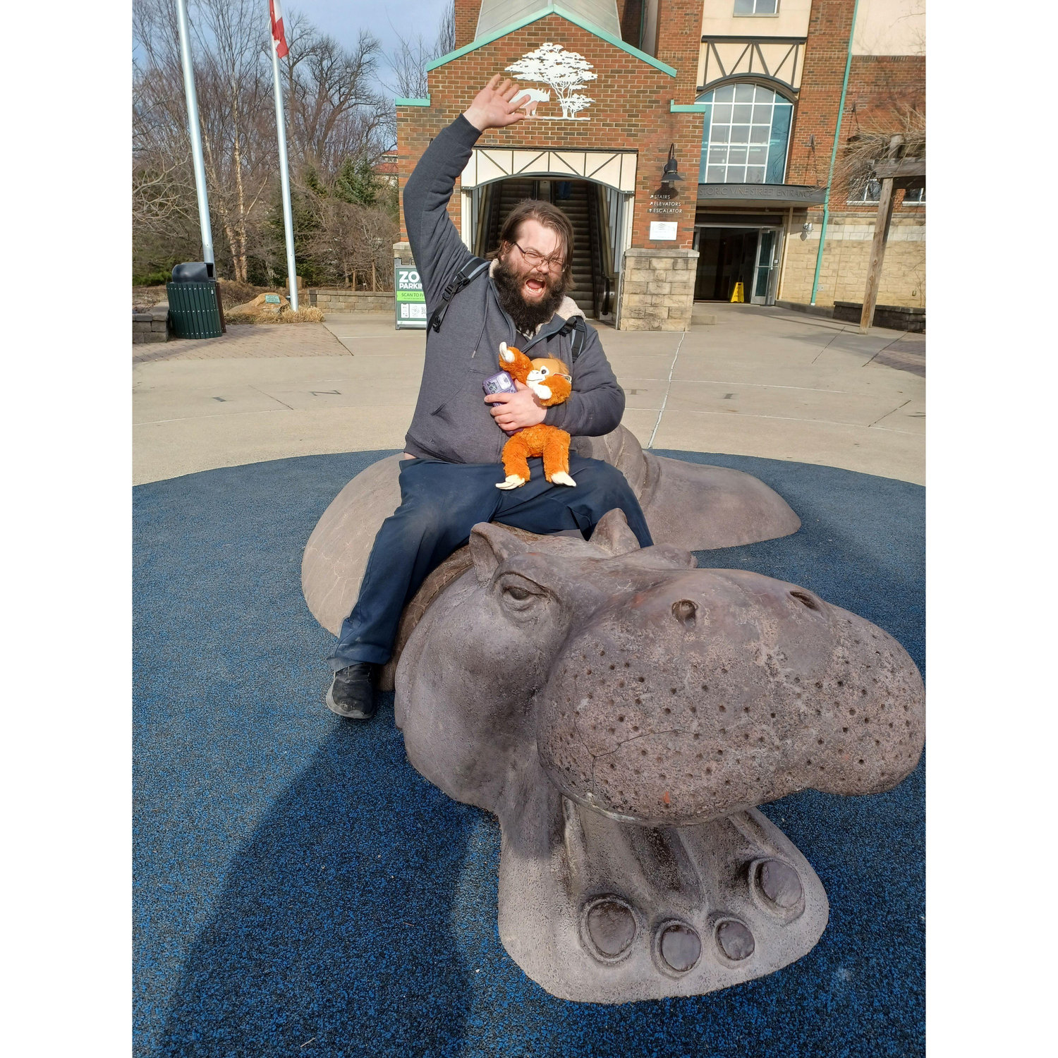 Always monkeying around.