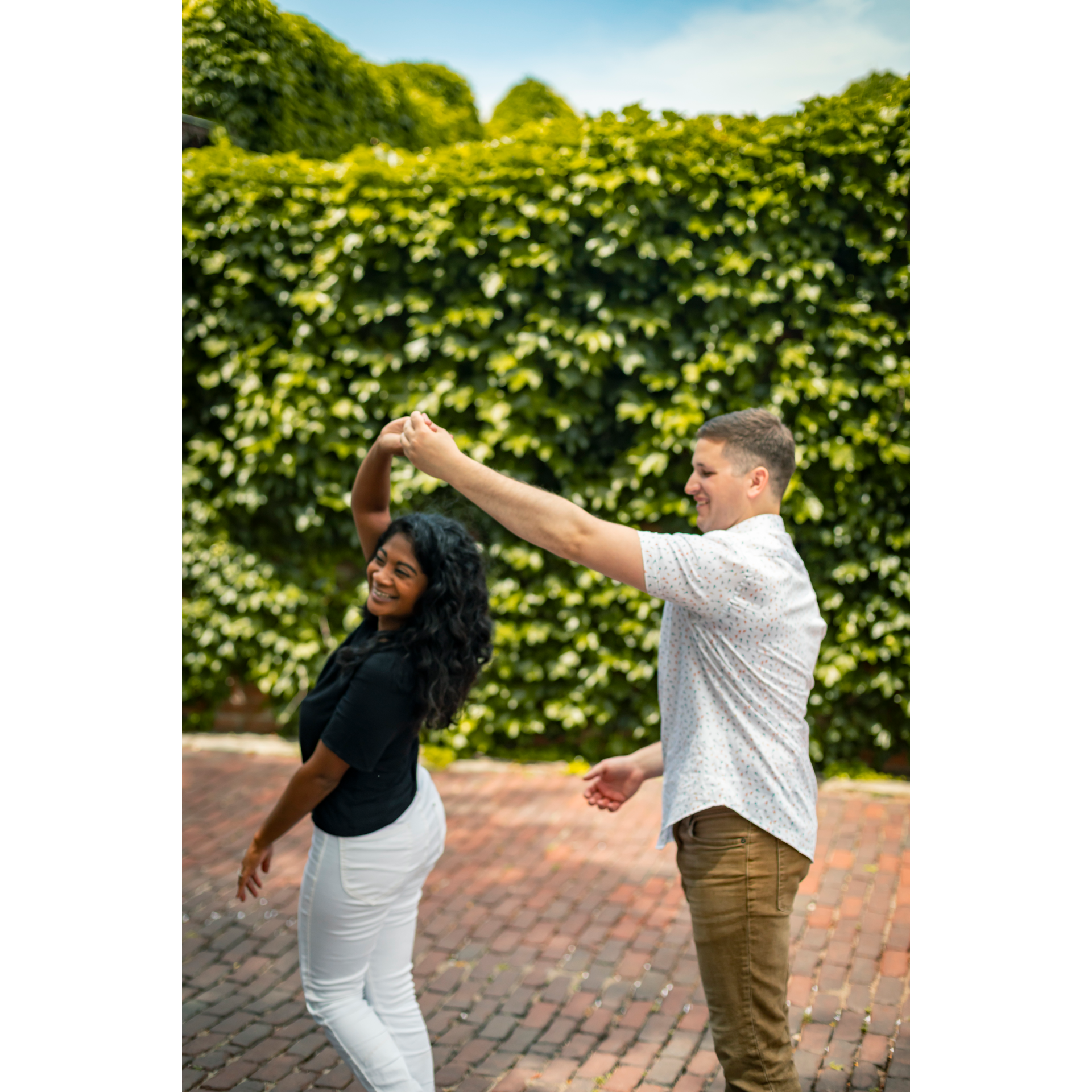 We had so much fun at our engagement shoot with James Lathrop Photography!
