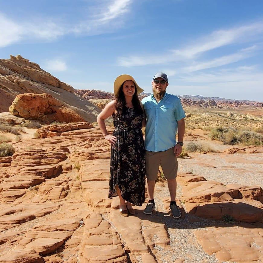 Valley of Fire Park on our Vegas trip
