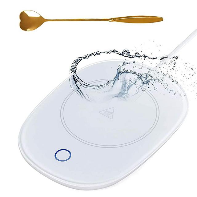 Genenric Coffee Mug Warmer, Candle Warmer Plate with Intelligent Auto On/Off Gravity Sensing Mug Heater Smart Coffee Cup Warmer for Desk, Office, Home, Milk, Tea, Chocolate and Water